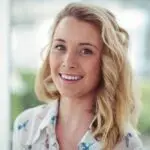 Smiling crestive business woman