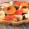 Sweet tropical nut trail mix.